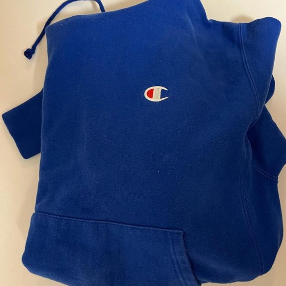 Royal Blue Champion Hoodie - Picture 1 of 2